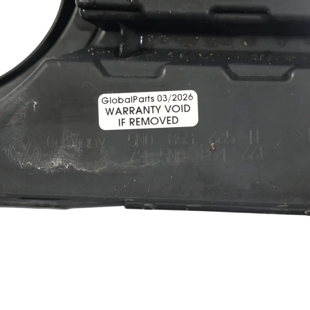 Nebelscheinwerfer Gitter Schwarz Chrom Links für Volkswagen Tiguan 5N mit Teilenummer 5N0853665H Volkswagen Tiguan 5N Nebelscheinwerfer Gitter Schwarz Chrom Links - SKU 5N0853665H - Teilenummer 5N0853665H
