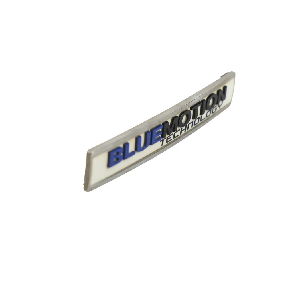 Emblem Lettering BlueMotion Rear Trunk Badge to VW Tiguan 5N Tailgate with Part number 5N0853675M VW Tiguan 5N Tailgate Emblem Lettering BlueMotion Rear Trunk Badge - SKU 5N0853675M - Part number 5N0853675M
