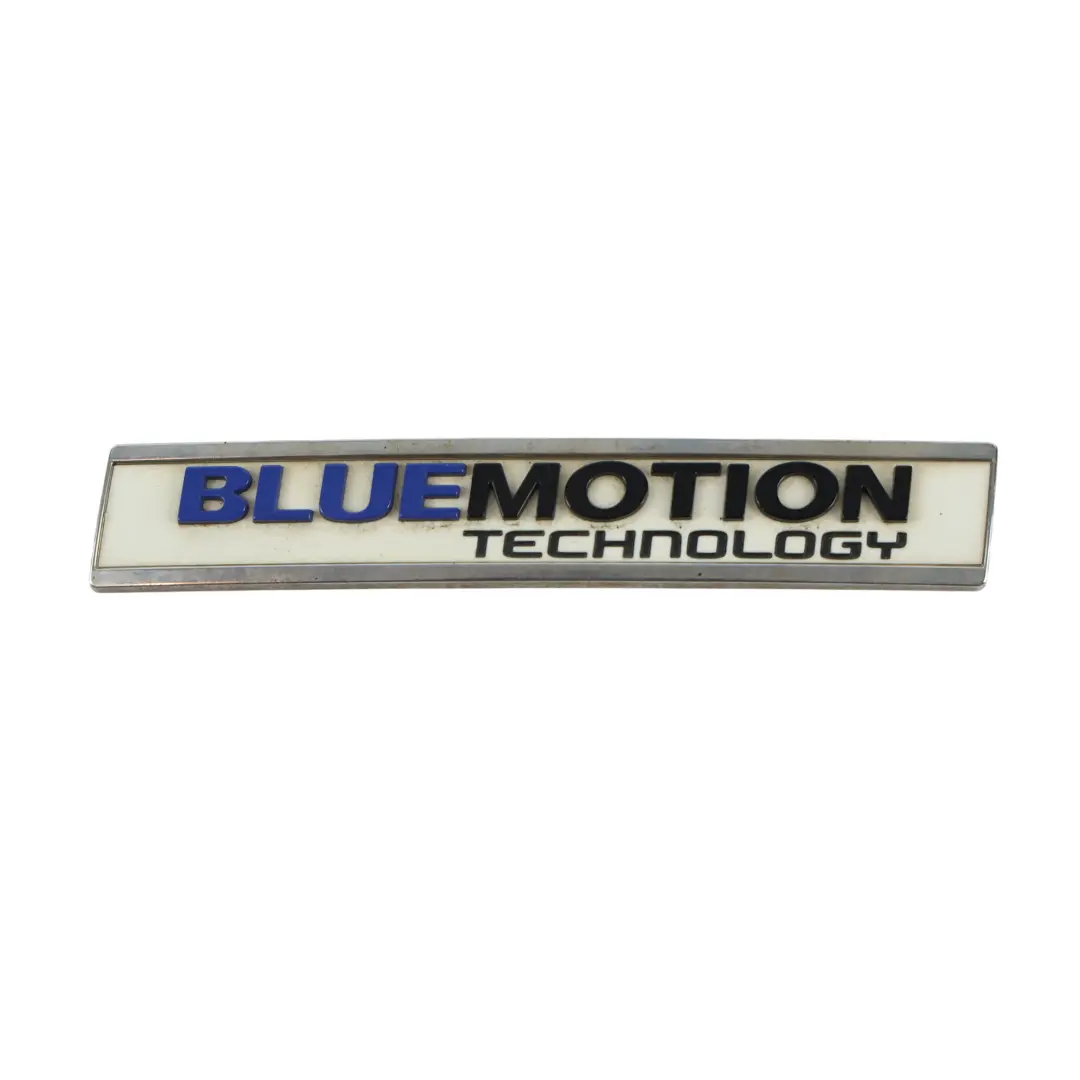 Emblem Lettering BlueMotion Rear Trunk Badge to VW Tiguan 5N Tailgate with Part number 5N0853675M VW Tiguan 5N Tailgate Emblem Lettering BlueMotion Rear Trunk Badge - SKU 5N0853675M - Part number 5N0853675M