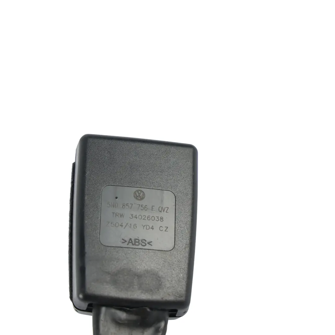 Volkswagen Tiguan 5N Front Seat Belt Buckle Passenger's Side Left N/S - SKU RHD-5N0857756F - Part number 5N0857756F