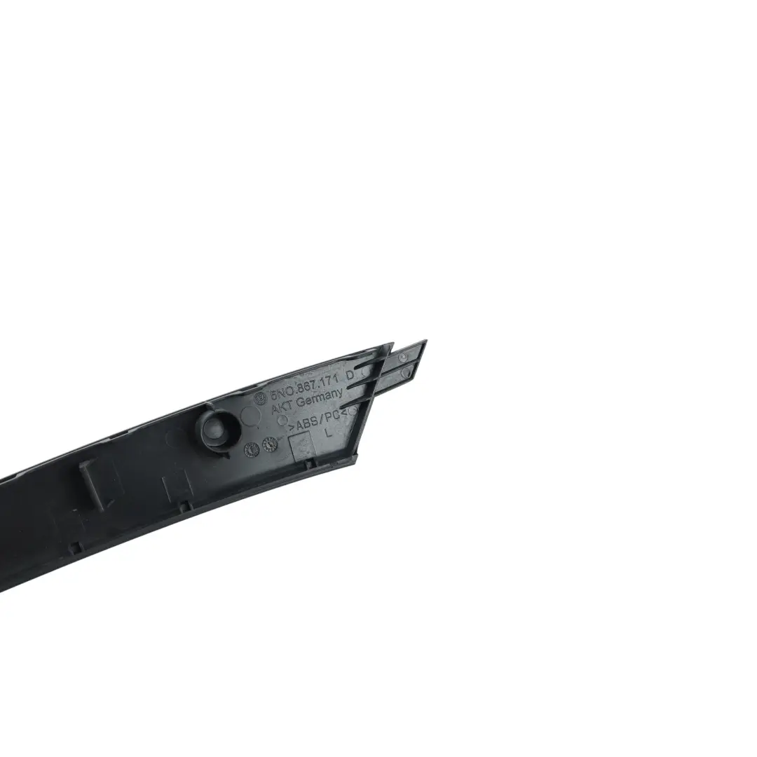 Cubierta Manija Puerta Panel Moldura Izquierda para Volkswagen Tiguan 5N con número de pieza 5N0867171D Volkswagen Tiguan 5N Cubierta Manija Puerta Panel Moldura Izquierda - SKU 5N0867171D - Número de pieza 5N0867171D