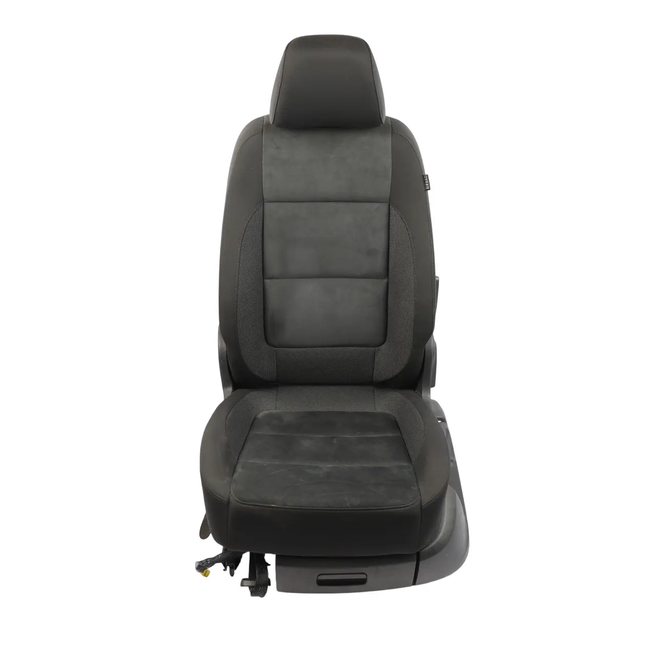 VW Volkswagen Tiguan 5N Vorne Links Sitz Schwarz Titan Stoff Interieur