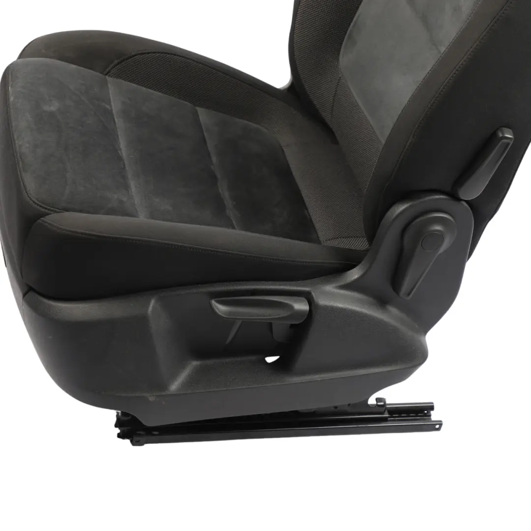 VW Volkswagen Tiguan 5N Siège avant gauche Tissu noir Titan Intérieur tissu - SKU 5N0881805GF-1 - Numéro de pièce 5N0881805GF