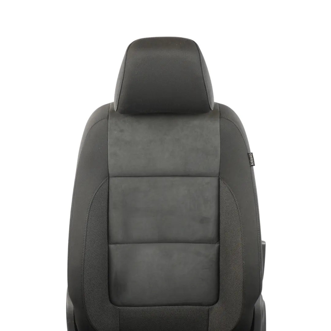 Volkswagen Tiguan 5N Sedile anteriore sinistro Nero Titan Tessuto Interno Panno - SKU 5N0881805GF-1 - Numero di parte 5N0881805GF