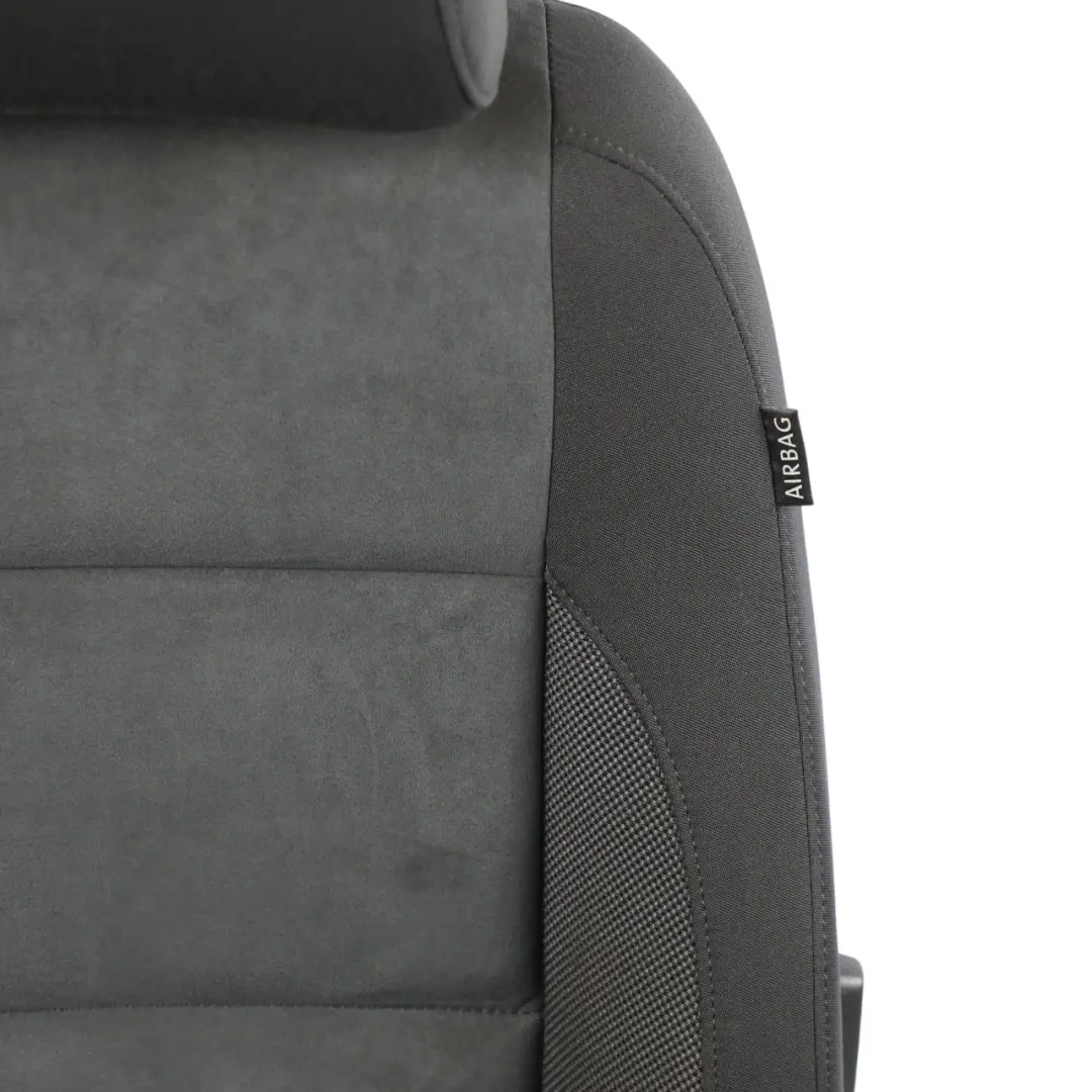Volkswagen Tiguan 5N Sedile anteriore sinistro Nero Titan Tessuto Interno Panno - SKU 5N0881805GF-1 - Numero di parte 5N0881805GF