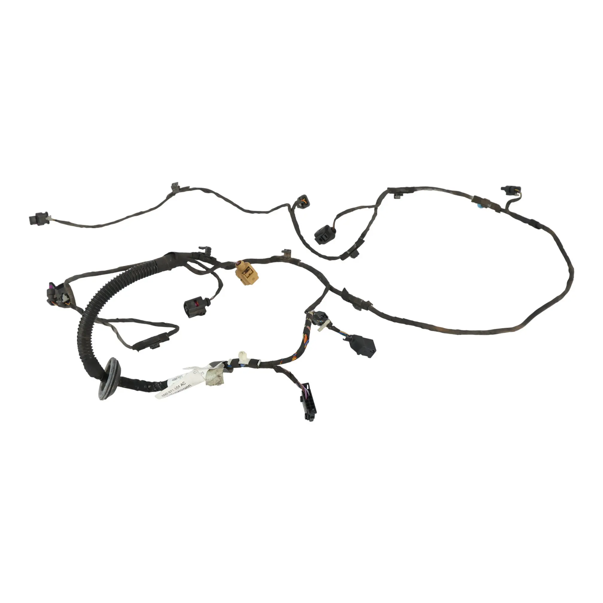 Volkswagen Tiguan 5N Arnés Cableado Sensor Aparcamiento PDC Trasero 5N0971104AC