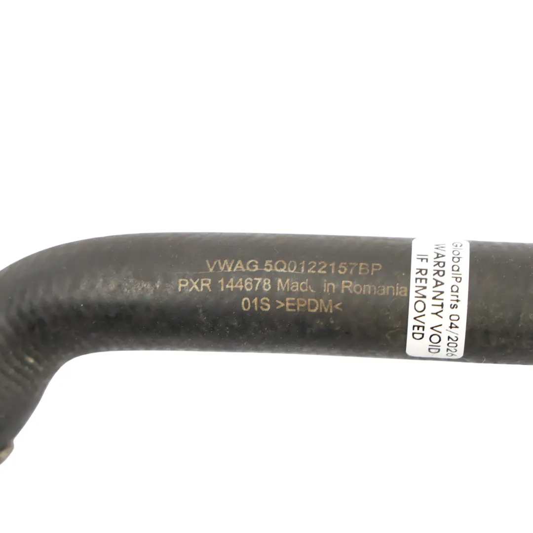 Wąż Przewód Rura Wody 1.4 TSI do Volkswagen Golf MK7 Audi A3 8V o numerze 5Q0122157BP Volkswagen Golf MK7 Audi A3 8V Wąż Przewód Rura Wody 1.4 TSI - SKU 5Q0122157BP - Numer Części 5Q0122157BP