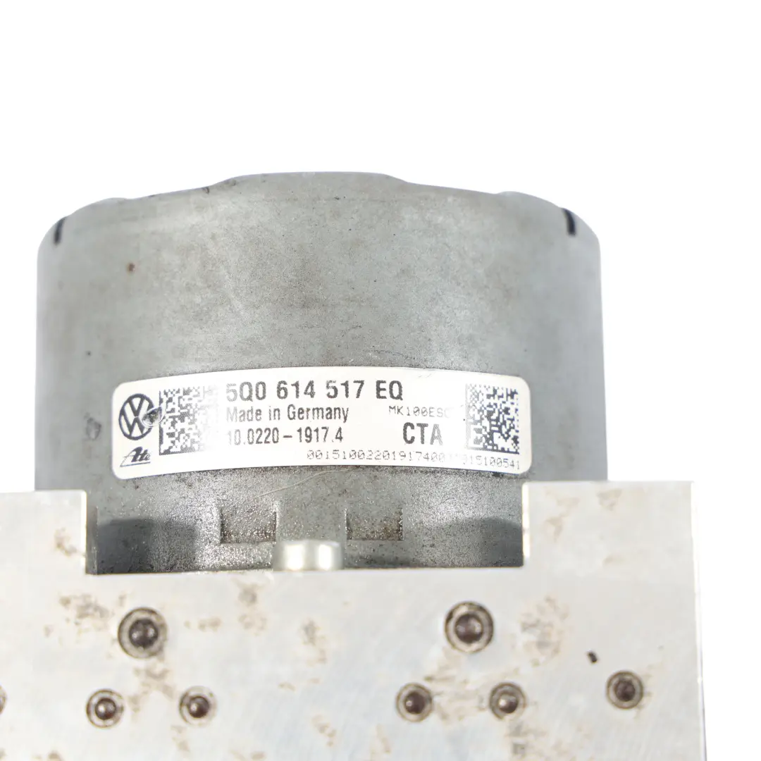 Skoda Octavia MK3 5E ABS Pump Abs Control Unit 1.5 TSI Petrol - SKU 5Q0614517EQ - Part number 5Q0614517EQ