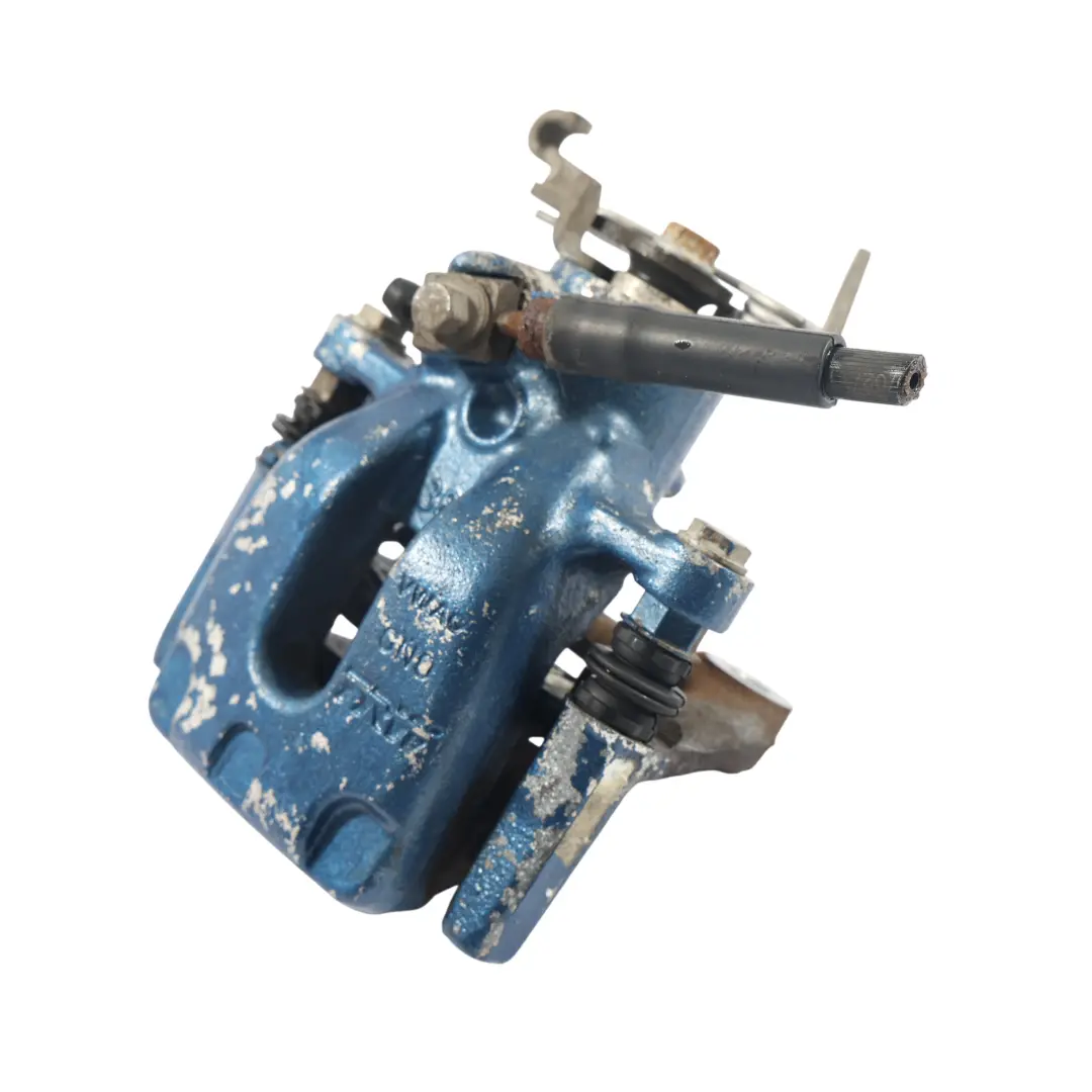 Skoda Octavia MK3 Carcasa Pinza Freno Rueda Trasera Azul Derecha - SKU 5Q0615424A-1 - Número de pieza 5Q0615424A