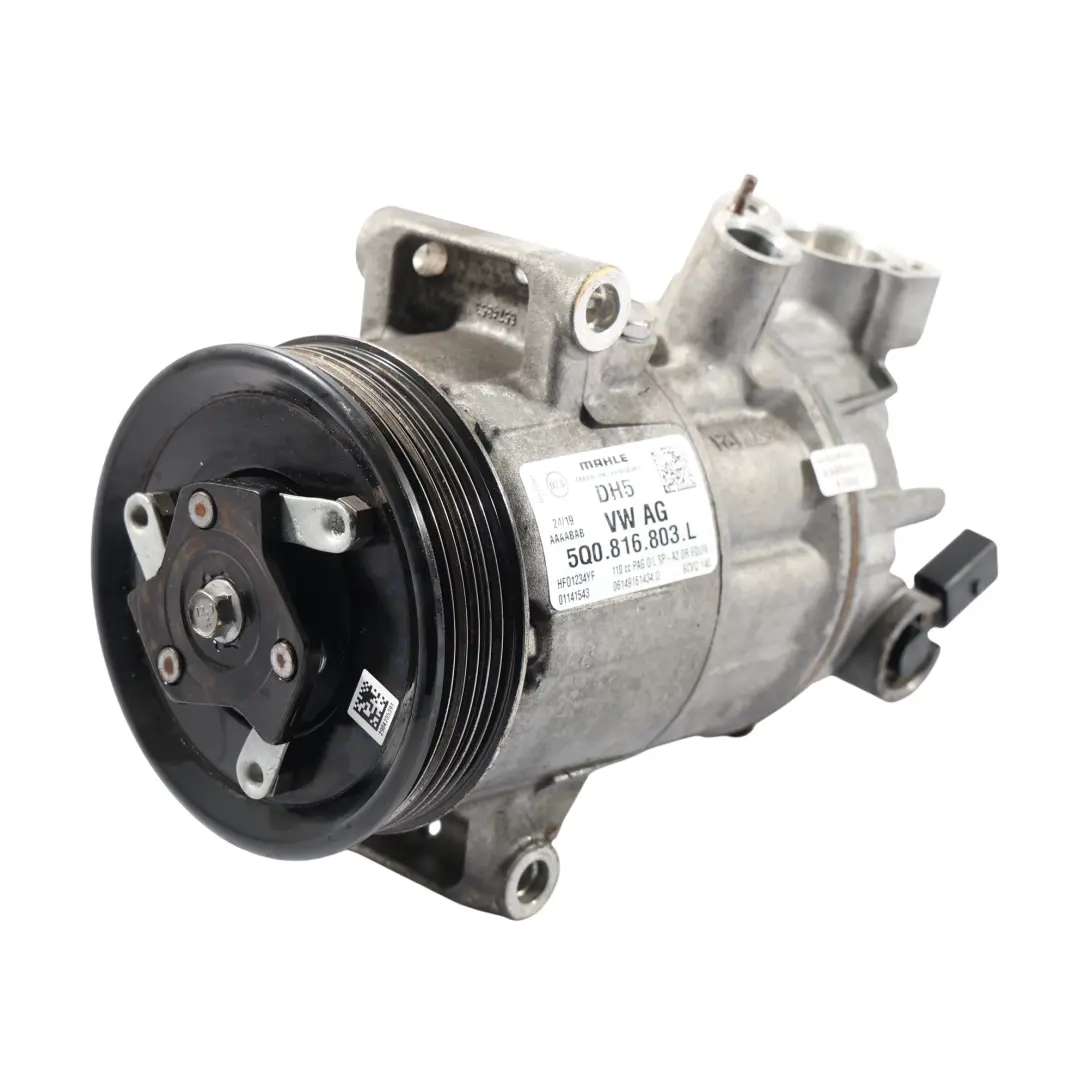 Mk8 Skoda Octavia Mk3 Compressore Aria Condizionata per Audi VW Golf con numero di parte 5Q0816803L Audi VW Golf Mk8 Skoda Octavia Mk3 Compressore Aria Condizionata - SKU 5Q0816803L - Numero di parte 5Q0816803L