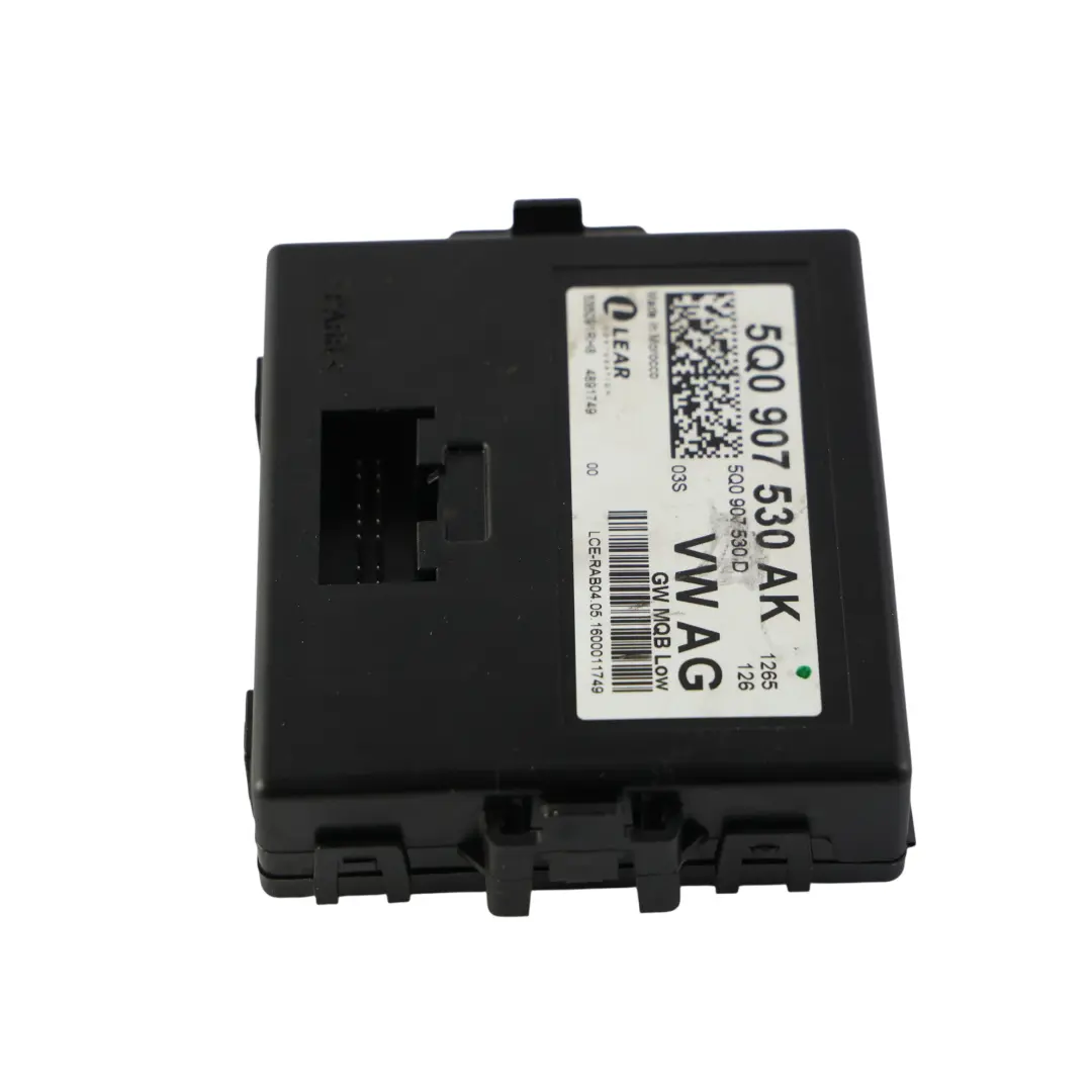 MK3 Módulo Control Gateway Central ECU para Skoda Octavia con número de pieza 5Q0907530AK Skoda Octavia MK3 Módulo Control Gateway Central ECU - SKU 5Q0907530AK - Número de pieza 5Q0907530AK