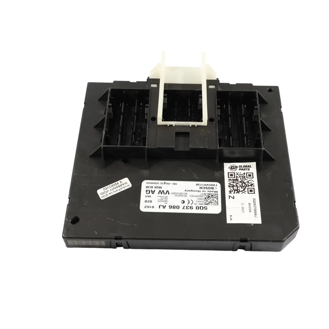 Body Control Comfort Unit Module BCM to Skoda Octavia 5E VW Golf AU with Part number 5Q0937086AJ Skoda Octavia 5E VW Golf AU Body Control Comfort Unit Module BCM - SKU 5Q0937086AJ - Part number 5Q0937086AJ