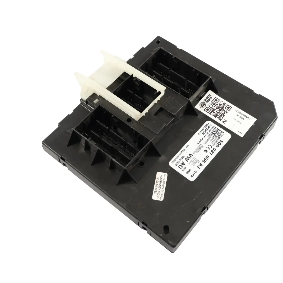 Skoda Octavia 5E VW Golf AU Modulo Unità Controllo Comfort BCM - SKU 5Q0937086AJ - Numero di parte 5Q0937086AJ