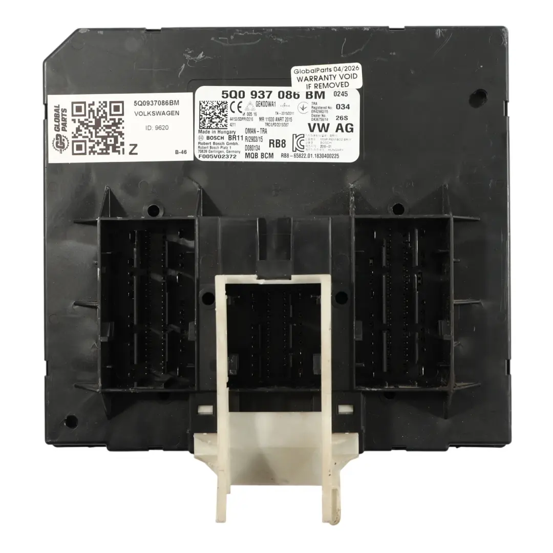 5G Touran 5T Passat B8 Moduł BCM 2.0 TDI do Volkswagen Golf o numerze 5Q0937086BM Volkswagen Golf 5G Touran 5T Passat B8 Moduł BCM 2.0 TDI - SKU 5Q0937086BM - Numer Części 5Q0937086BM