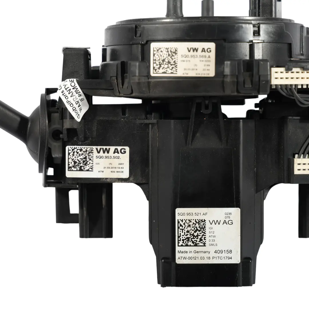 Volkswagen Passat B8 Commutateur Colonne Direction Essuie-Glace - SKU 5Q0953521AF - Numéro de pièce 5Q0953521AF