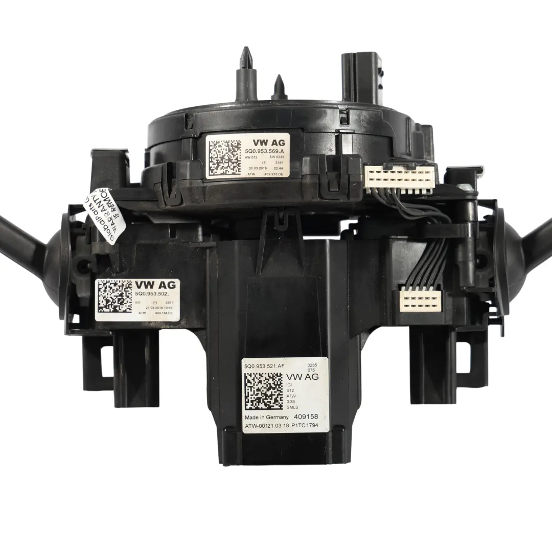 Volkswagen Passat B8 Lenksäule Schalter Scheibenwischer Blinkerhebel - SKU 5Q0953521AF - Teilenummer 5Q0953521AF