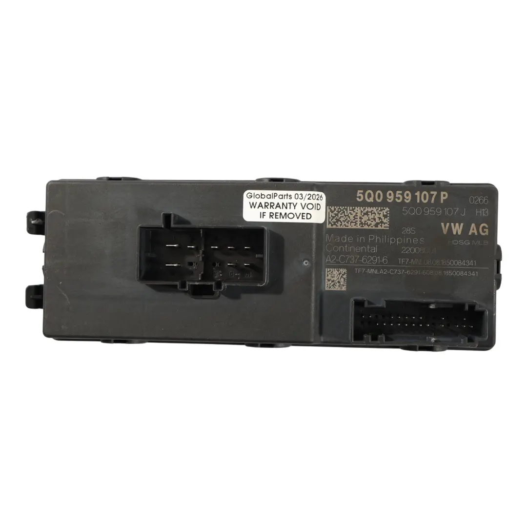Moduł Sterownik Klapy Bagażnika Tył ECU do Audi Q2 o numerze 5Q0959107P Audi Q2 Moduł Sterownik Klapy Bagażnika Tył ECU - SKU 5Q0959107P - Numer Części 5Q0959107P