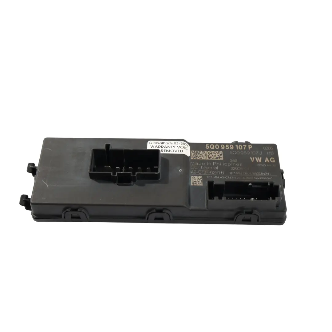 Boot Lid Control Module Unit ECU to Audi Q2 Rear Tailgate Hatch with Part number 5Q0959107P Audi Q2 Rear Tailgate Hatch Boot Lid Control Module Unit ECU - SKU 5Q0959107P - Part number 5Q0959107P
