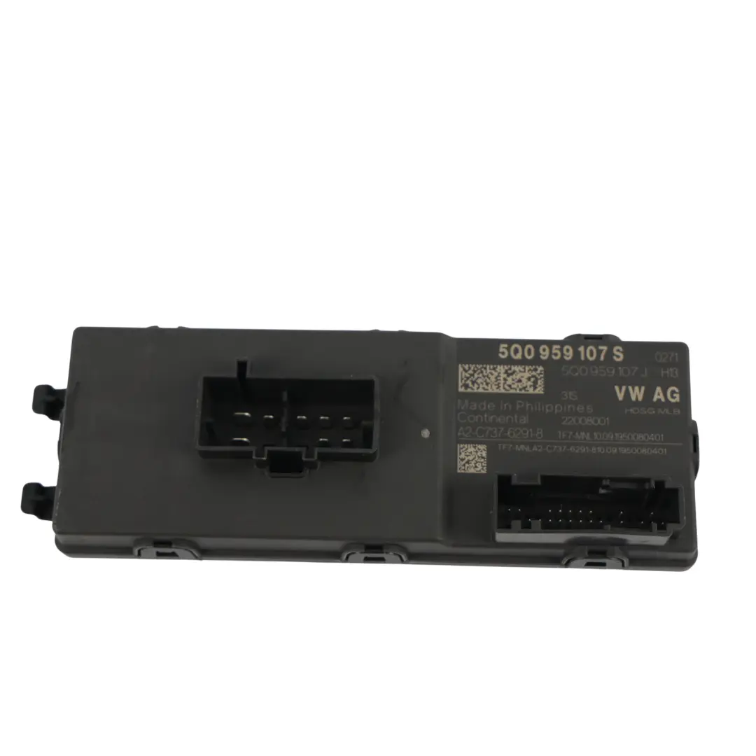 Boot Trunk Lid Tailgate Control Unit Module to Audi Q2 GA Q3 F3 Rear with Part number 5Q0959107S Audi Q2 GA Q3 F3 Rear Boot Trunk Lid Tailgate Control Unit Module - SKU 5Q0959107S - Part number 5Q0959107S