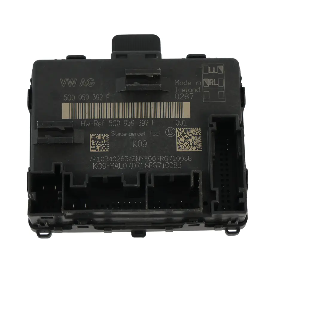 Türsteuergerät Vorne Beifahrerseite für Audi Q2 GA A3 8V mit Teilenummer 5Q0959392F Audi Q2 GA A3 8V Türsteuergerät Vorne Beifahrerseite - SKU 5Q0959392F - Teilenummer 5Q0959392F