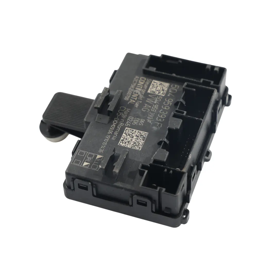 Skoda Octavia 5E Türsteuergerät Modul ECU Vorne Fahrerseite - SKU 5Q4959393F - Teilenummer 5Q4959393F