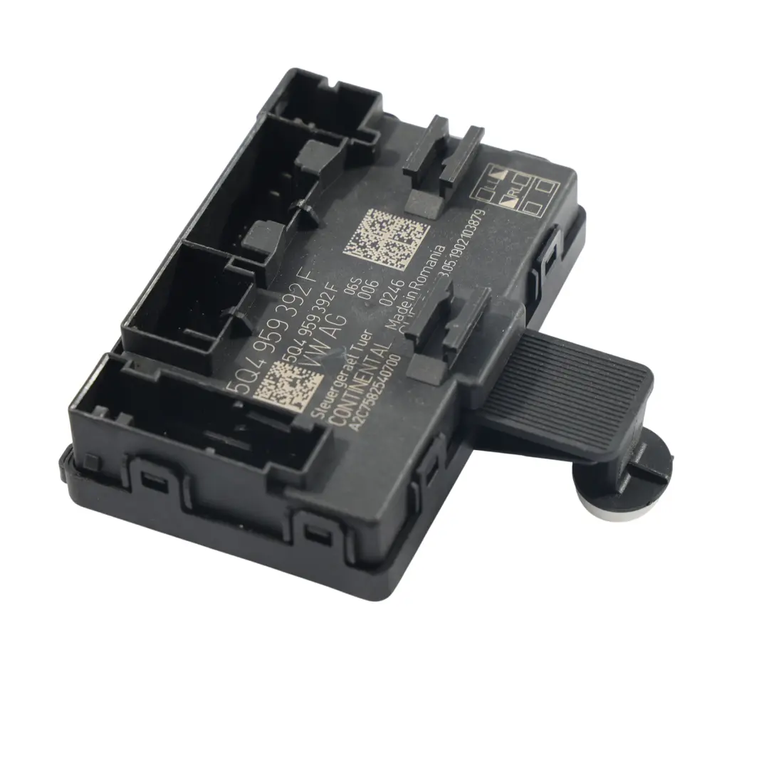 Unité Contrôle Porte Avant Passager pour Skoda Octavia 5E à propos du numéro de pièce 5Q4959592F Skoda Octavia 5E Unité Contrôle Porte Avant Passager - SKU 5Q4959592F - Numéro de pièce 5Q4959592F