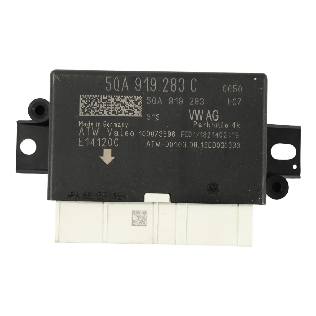 Einparkhilfe Steuergerät PDC Modul ECU für Audi A3 S3 8V Q2 GA mit Teilenummer 5QA919283C Audi A3 S3 8V Q2 GA Einparkhilfe Steuergerät PDC Modul ECU - SKU 5QA919283C - Teilenummer 5QA919283C