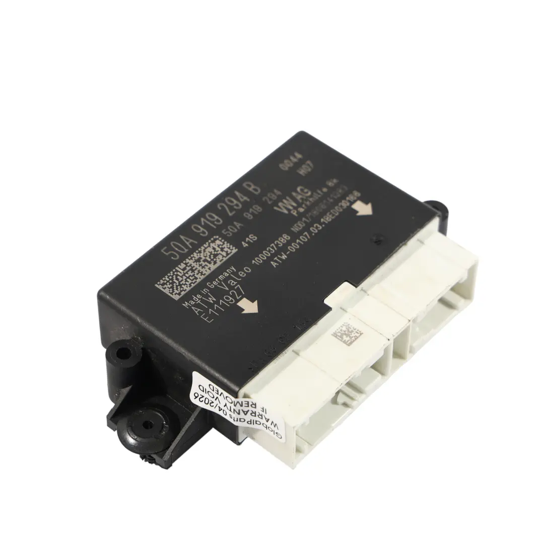 Módulo Control Aparcamiento PDC para Audi A3 8V VW Volkswagen Golf VII con número de pieza 5QA919294B Audi A3 8V VW Volkswagen Golf VII Módulo Control Aparcamiento PDC - SKU 5QA919294B - Número de pieza 5QA919294B