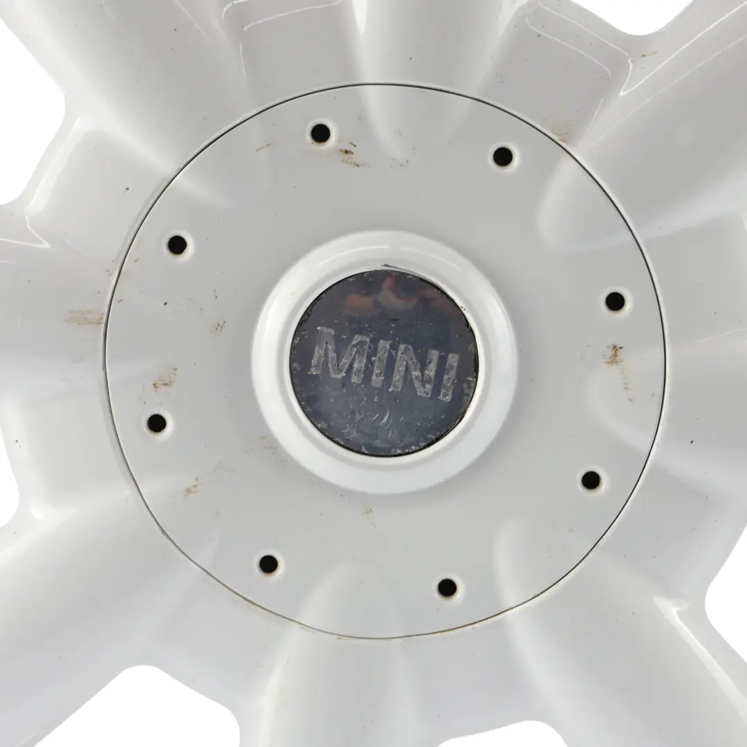 Llanta De aleacion blanca 15" 5,5J ET:45 8 radios 82 para Mini Cooper One R50 R52 R53 con número de pieza 6756674 Mini Cooper One R50 R52 R53 Llanta De aleacion blanca 15" 5,5J ET:45 8 radios 82 - SKU 6756674-2 - Número de pieza 6756674