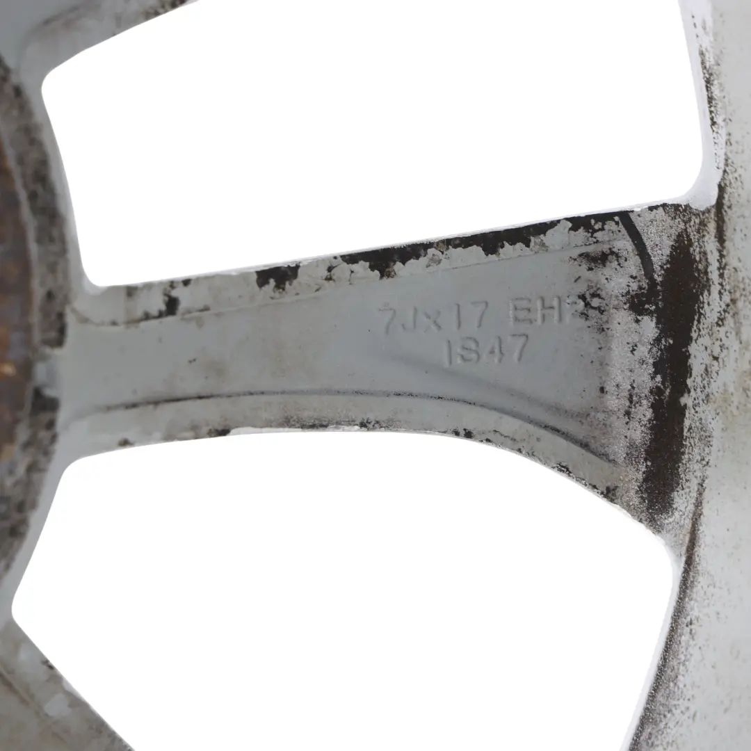 BMW E46 E87 Alu Felge Silber 17" 7J ET:47 LA Doppelte Speiche 98 - SKU 6757042-1 - Teilenummer 6757042