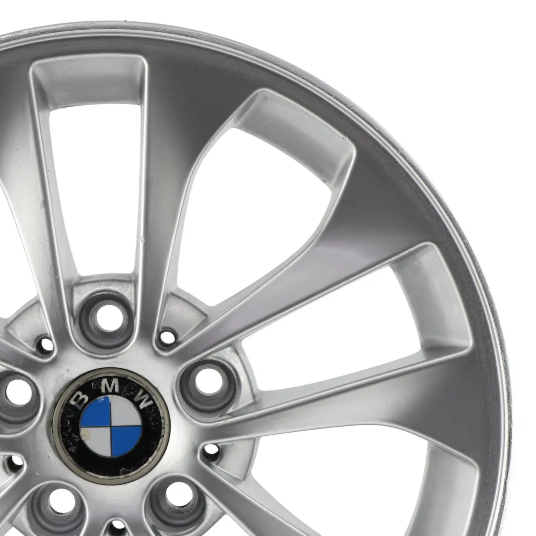 Rim Alloy Silver 17" 7J ET:47 LA Double Spoke 98 to BMW E46 E87 Wheel with Part number 6757042 BMW E46 E87 Wheel Rim Alloy Silver 17" 7J ET:47 LA Double Spoke 98 - SKU 6757042-1 - Part number 6757042