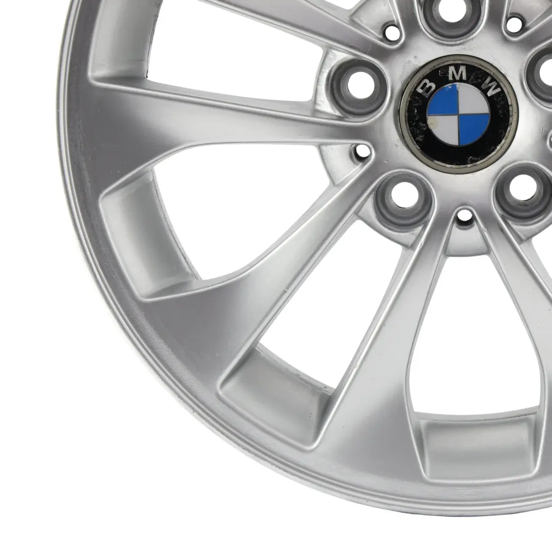 BMW E46 E87 Llanta Aleación Plata 17" 7J ET:47 LA Doble Radio 98 - SKU 6757042-1 - Número de pieza 6757042