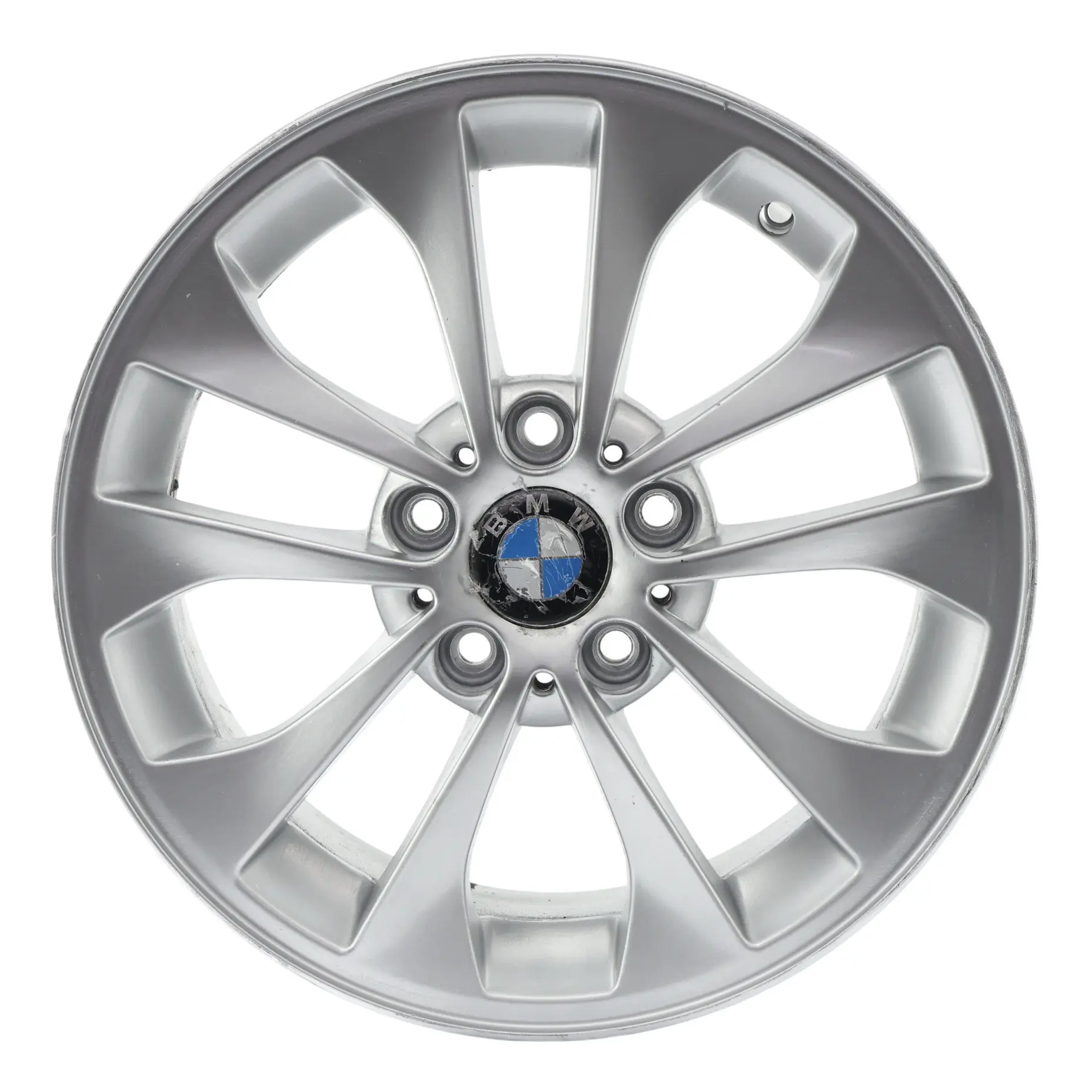 BMW E46 E87 Felga Aluminiowa Srebrna 17" 7J ET47 LA Double Spoke 98 6757042