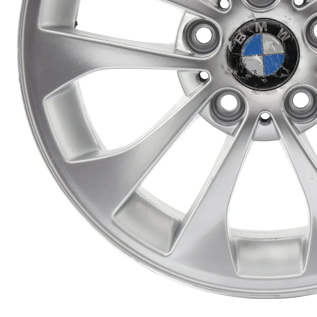 BMW E46 E87 Wheel Rim Alloy Silver 17" 7J ET:47 LA Double Spoke 98 - SKU 6757042-3 - Part number 6757042