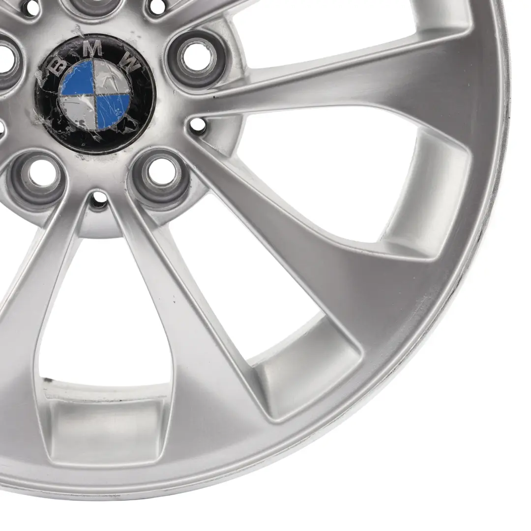 BMW E46 E87 Felga Aluminiowa Srebrna 17" 7J ET47 LA Double Spoke 98 - SKU 6757042-3 - Numer Części 6757042