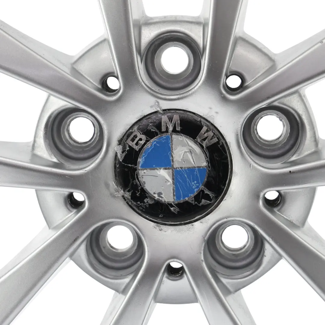 BMW E46 E87 Wheel Rim Alloy Silver 17" 7J ET:47 LA Double Spoke 98 - SKU 6757042-3 - Part number 6757042