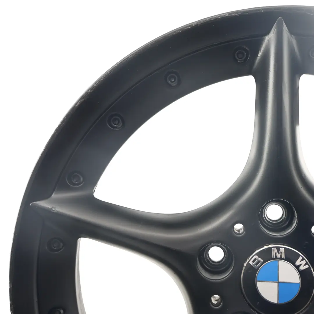 Alloy Rim 18" 8,5J ET:50 Star Spoke 108 to BMW Z4 E85 E86 Black Rear Wheel with Part number 6758195 BMW Z4 E85 E86 Black Rear Wheel Alloy Rim 18" 8,5J ET:50 Star Spoke 108 - SKU 6758195-3 - Part number 6758195