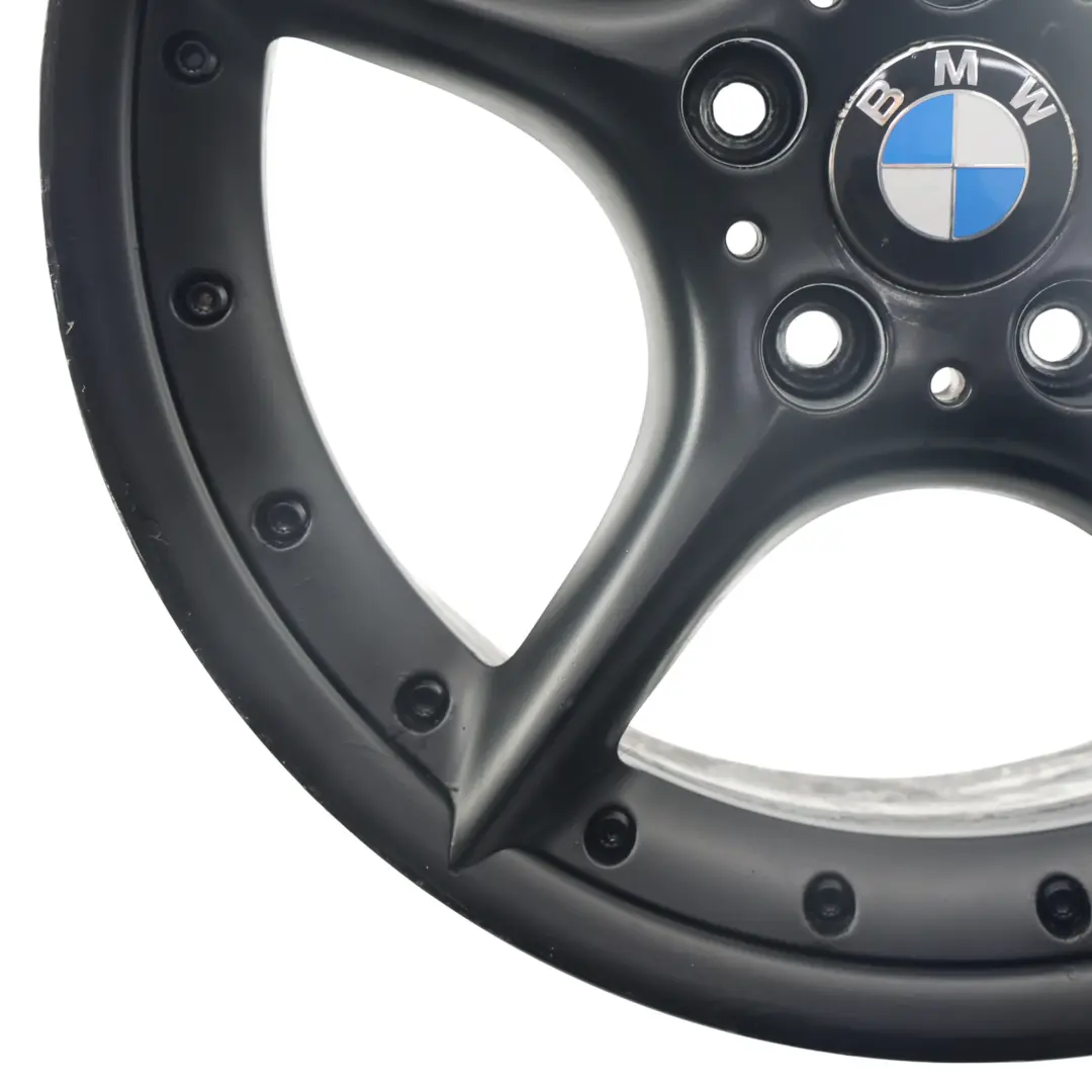Alloy Rim 18" 8,5J ET:50 Star Spoke 108 to BMW Z4 E85 E86 Black Rear Wheel with Part number 6758195 BMW Z4 E85 E86 Black Rear Wheel Alloy Rim 18" 8,5J ET:50 Star Spoke 108 - SKU 6758195-3 - Part number 6758195