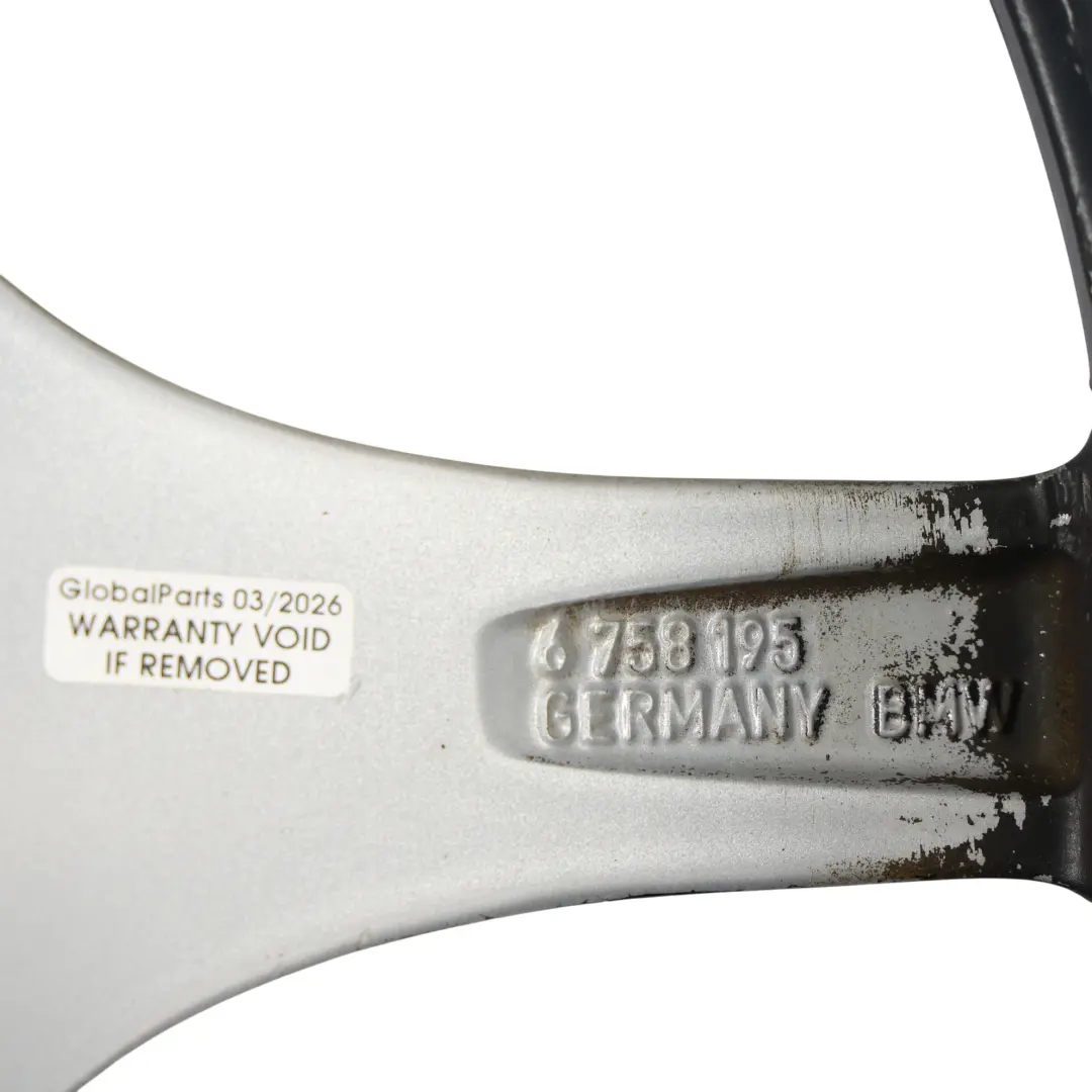 Negro llanta trasera aleación 18" 8,5J ET:50 Star 108 para BMW Z4 E85 E86 con número de pieza 6758195 BMW Z4 E85 E86 Negro llanta trasera aleación 18" 8,5J ET:50 Star 108 - SKU 6758195-3 - Número de pieza 6758195