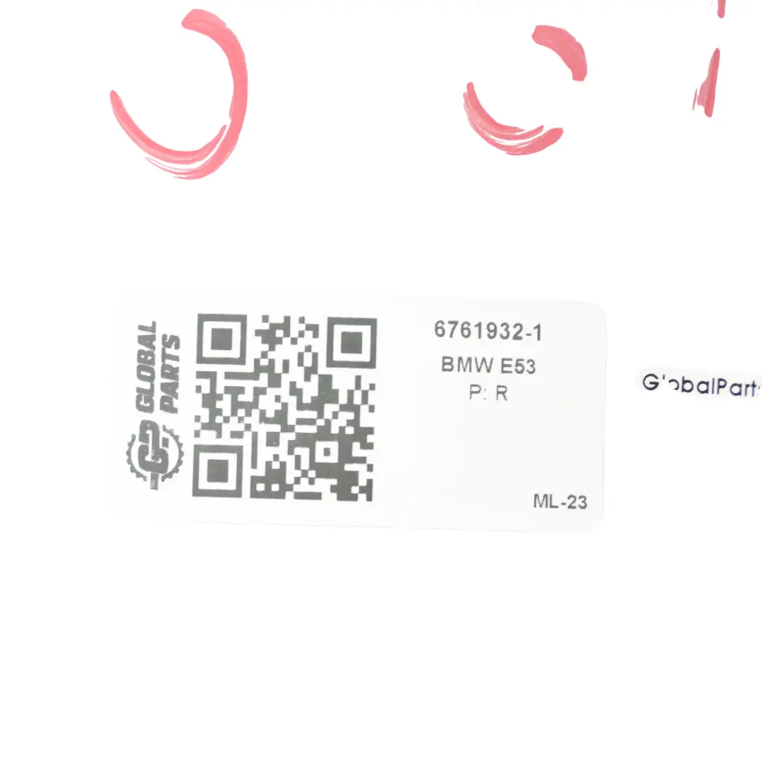 Alloy Rim Silver 19" 10J ET:45 Star Spoke 132 to BMW X5 E53 Rear Wheel with Part number 6761932 BMW X5 E53 Rear Wheel Alloy Rim Silver 19" 10J ET:45 Star Spoke 132 - SKU 6761932-1 - Part number 6761932