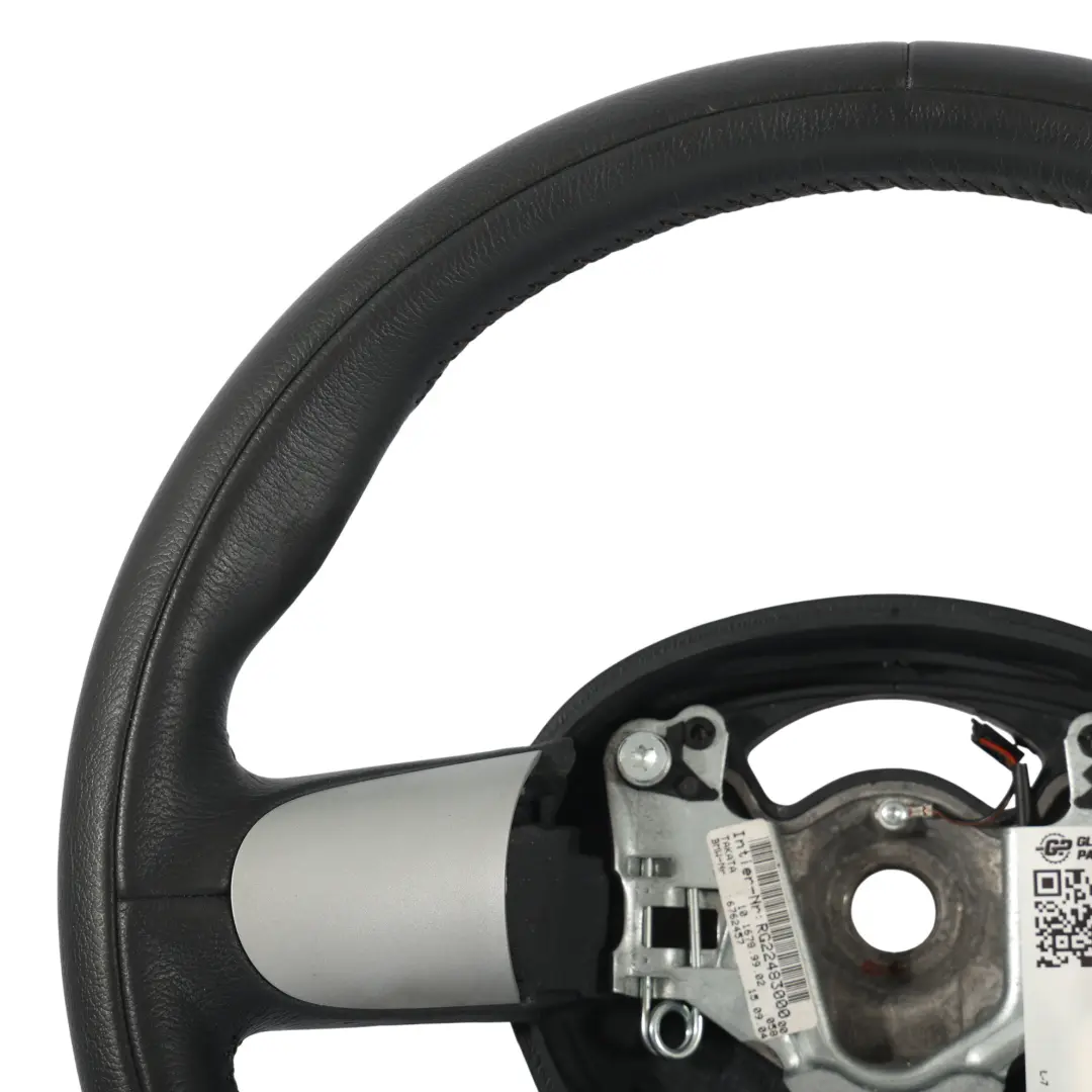 Lenkrad Sport Schwarz Leder für Mini Cooper R50 R52 R53 mit Teilenummer 6762457 Mini Cooper R50 R52 R53 Lenkrad Sport Schwarz Leder - SKU 6762457 - Teilenummer 6762457
