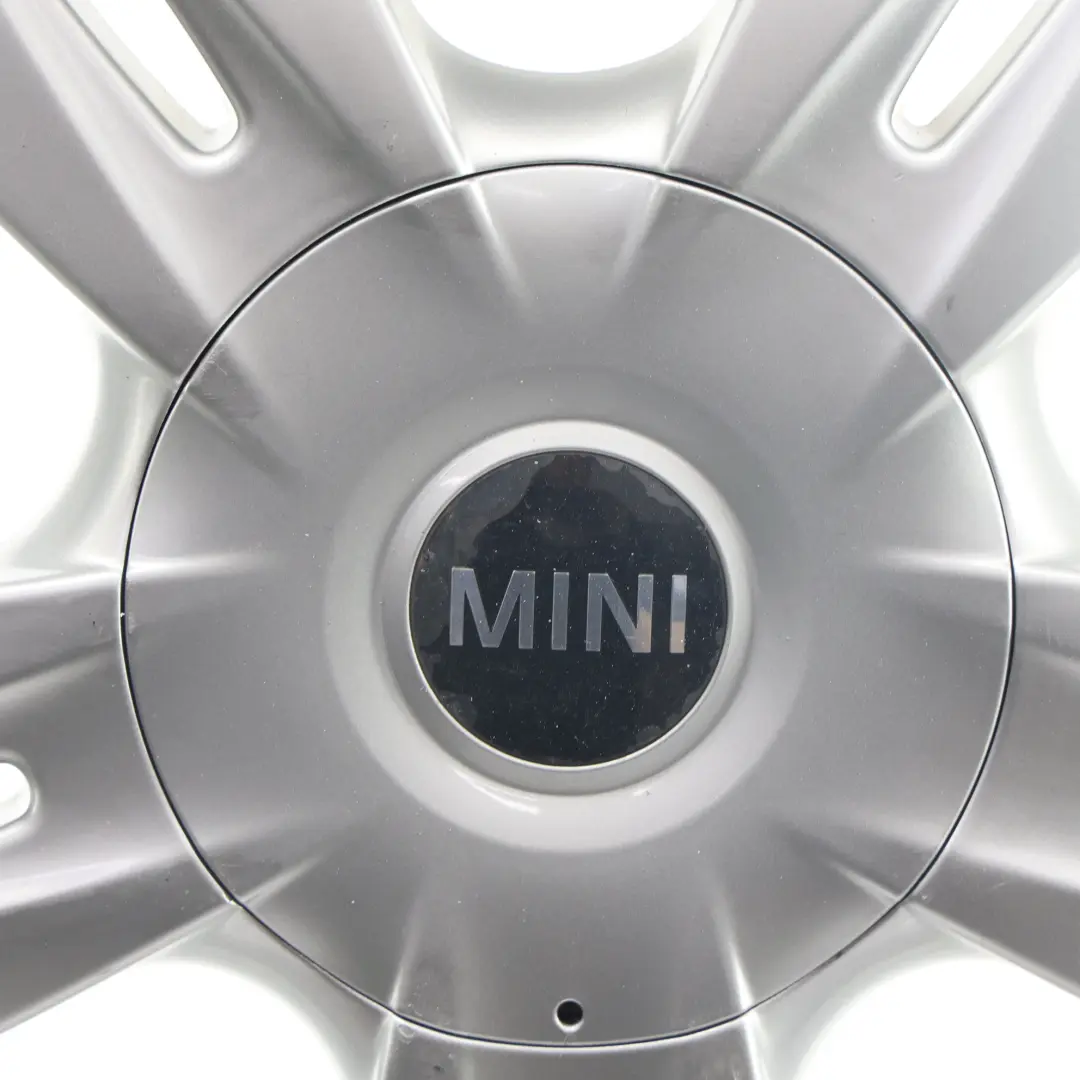 Silber Alu Felge 15" 5,5J ET:45 5 Star Rocket 93 für Mini Cooper One R50 mit Teilenummer 6763295 Mini Cooper One R50 Silber Alu Felge 15" 5,5J ET:45 5 Star Rocket 93 - SKU 6763295-1 - Teilenummer 6763295