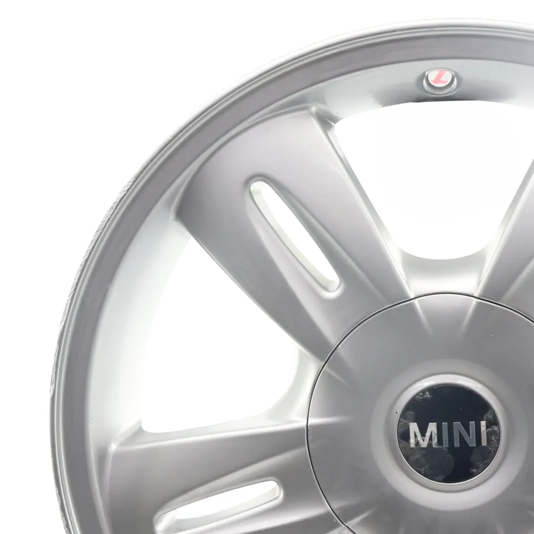 Mini Cooper One R50 Argento Cerchio AlluMini o 15 " 5,5J ET: 45 5 Star Rocket 93 - SKU 6763295-2 - Numero di parte 6763295