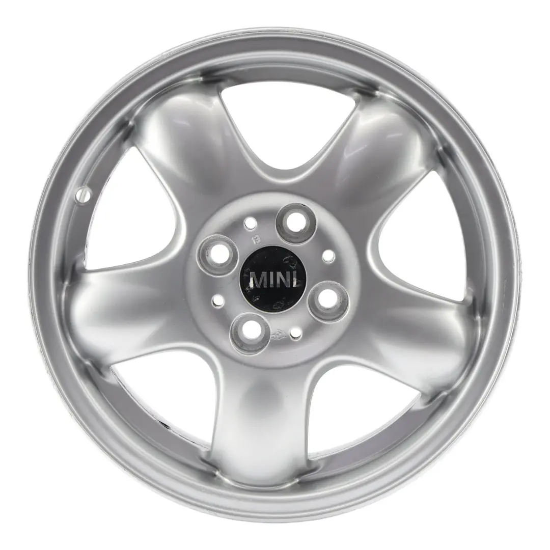 Cerchi In Lega Mini One R50 R55 R56 Argento 15" 5,5J 5-Start Spooler 100 per con numero di parte 6768498 Cerchi In Lega Mini One R50 R55 R56 Argento 15" 5,5J 5-Start Spooler 100 - SKU 6768498-2 - Numero di parte 6768498