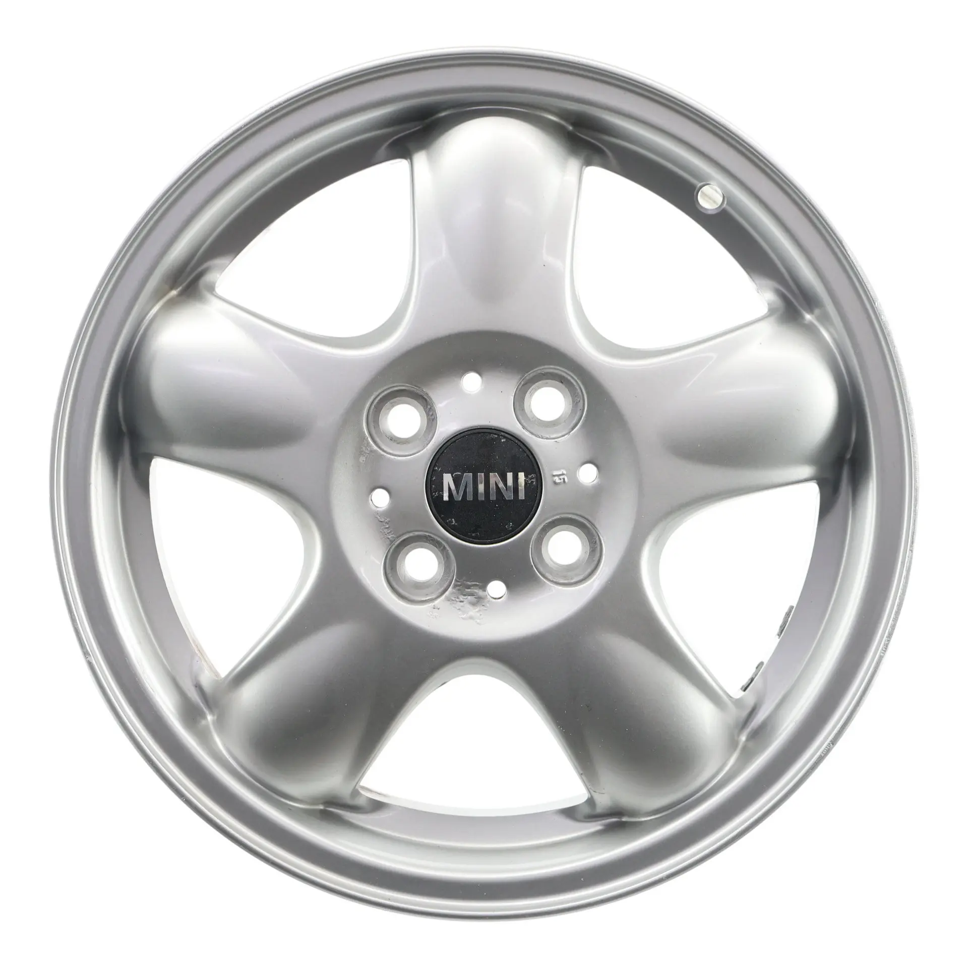 Mini One R50 R55 R56 Jante Alliage Argent 15" 5,5J 5-Start Spooler 100 6768498