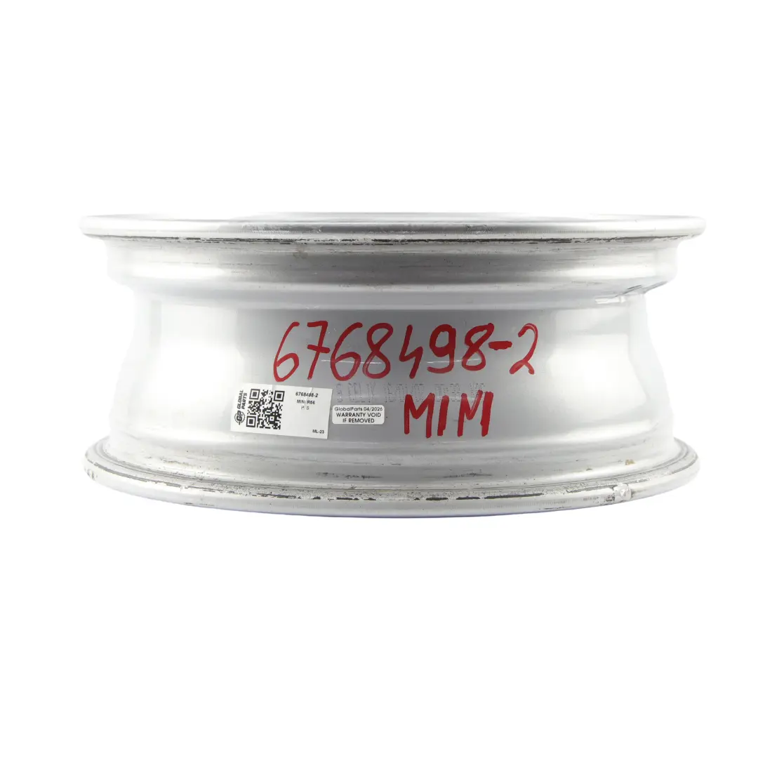 Mini One R50 R55 R56 Jante Alliage Argent 15" 5,5J 5-Start Spooler 100 - SKU 6768498-2 - Numéro de pièce 6768498