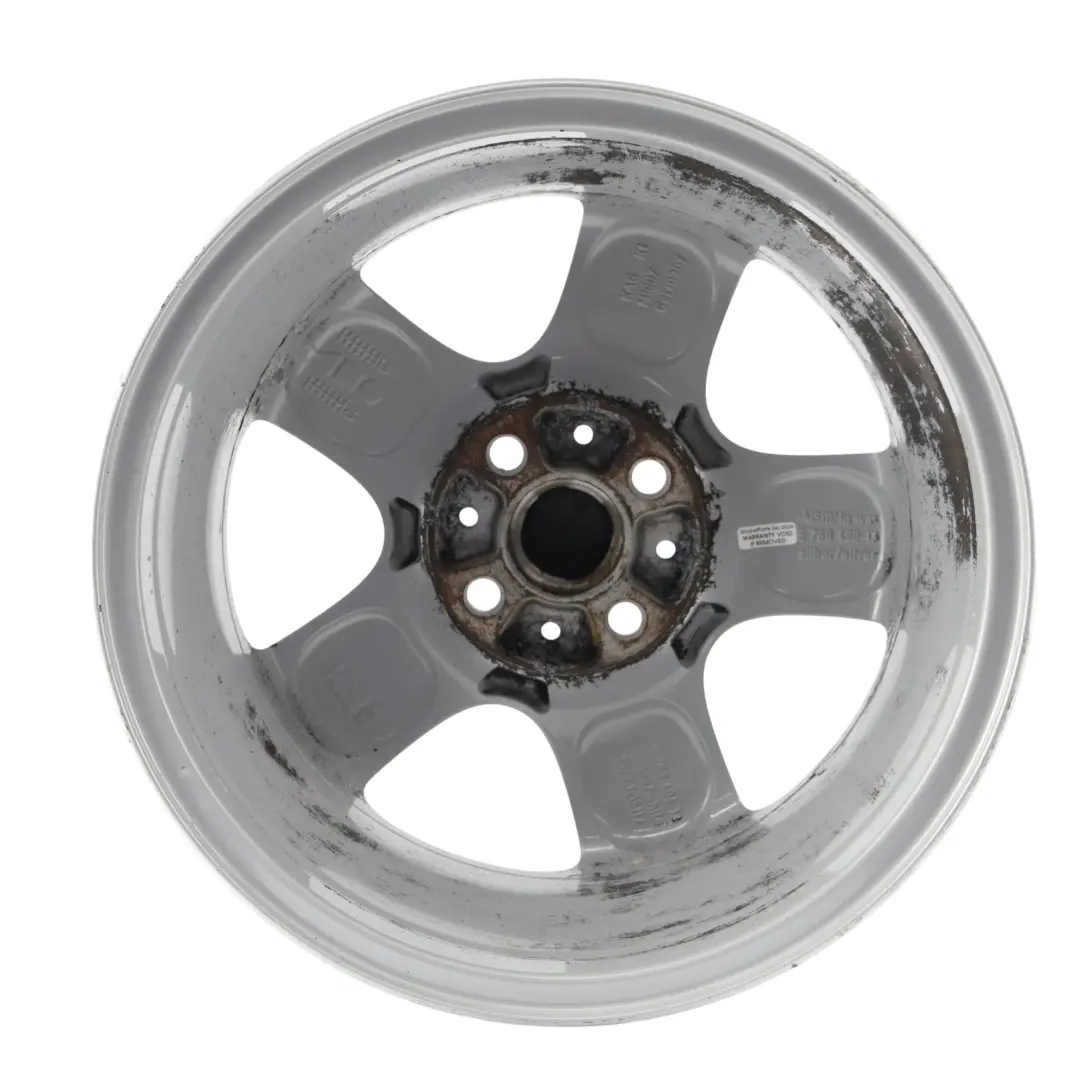 Srebrna Felga Aluminiowa 15" 5,5J ET:45 do Mini R50 R56 o numerze 6768498 Mini R50 R56 Srebrna Felga Aluminiowa 15" 5,5J ET:45 - SKU 6768498-2 - Numer Części 6768498