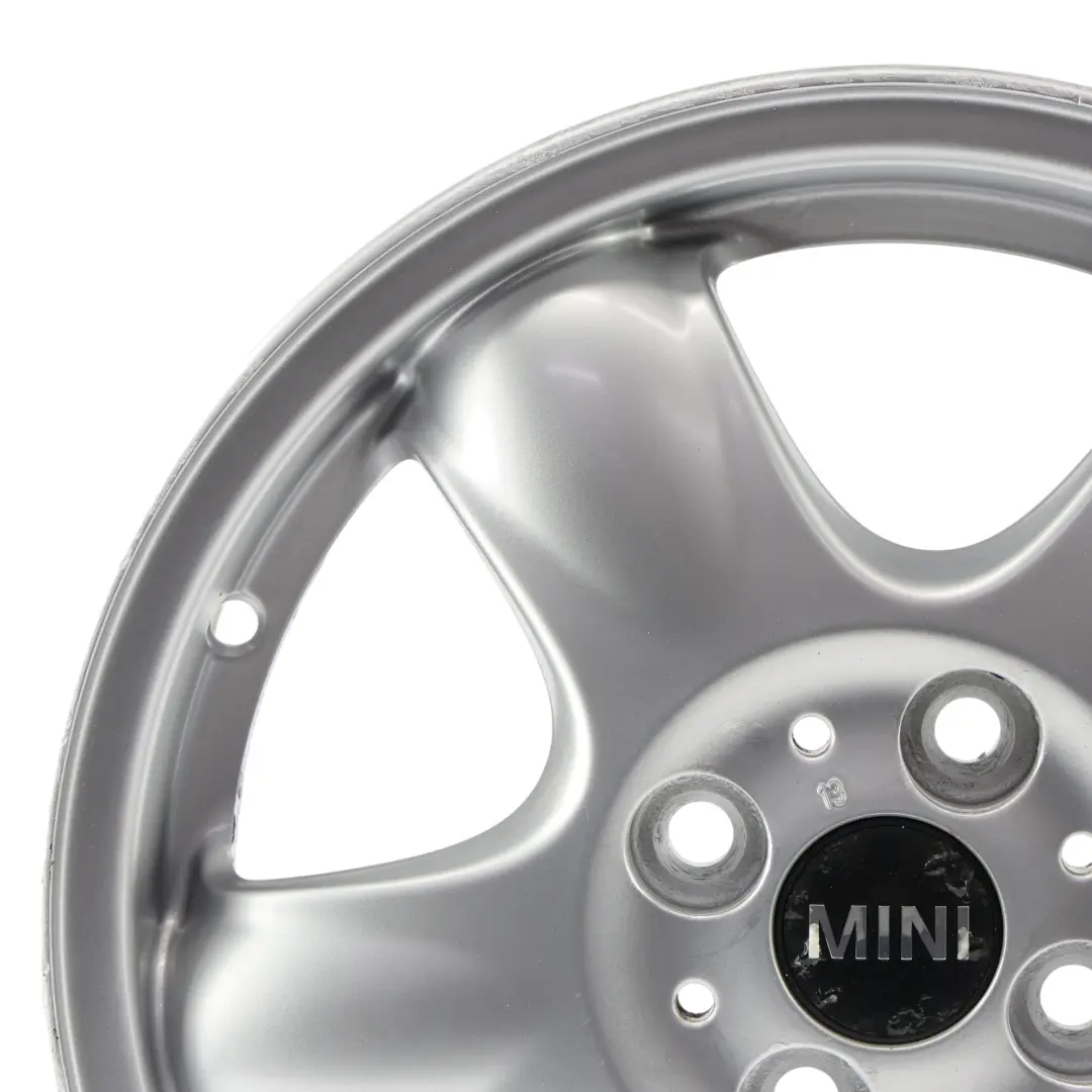 Mini R50 R56 Srebrna Felga Aluminiowa 15" 5,5J ET:45 - SKU 6768498-2 - Numer Części 6768498
