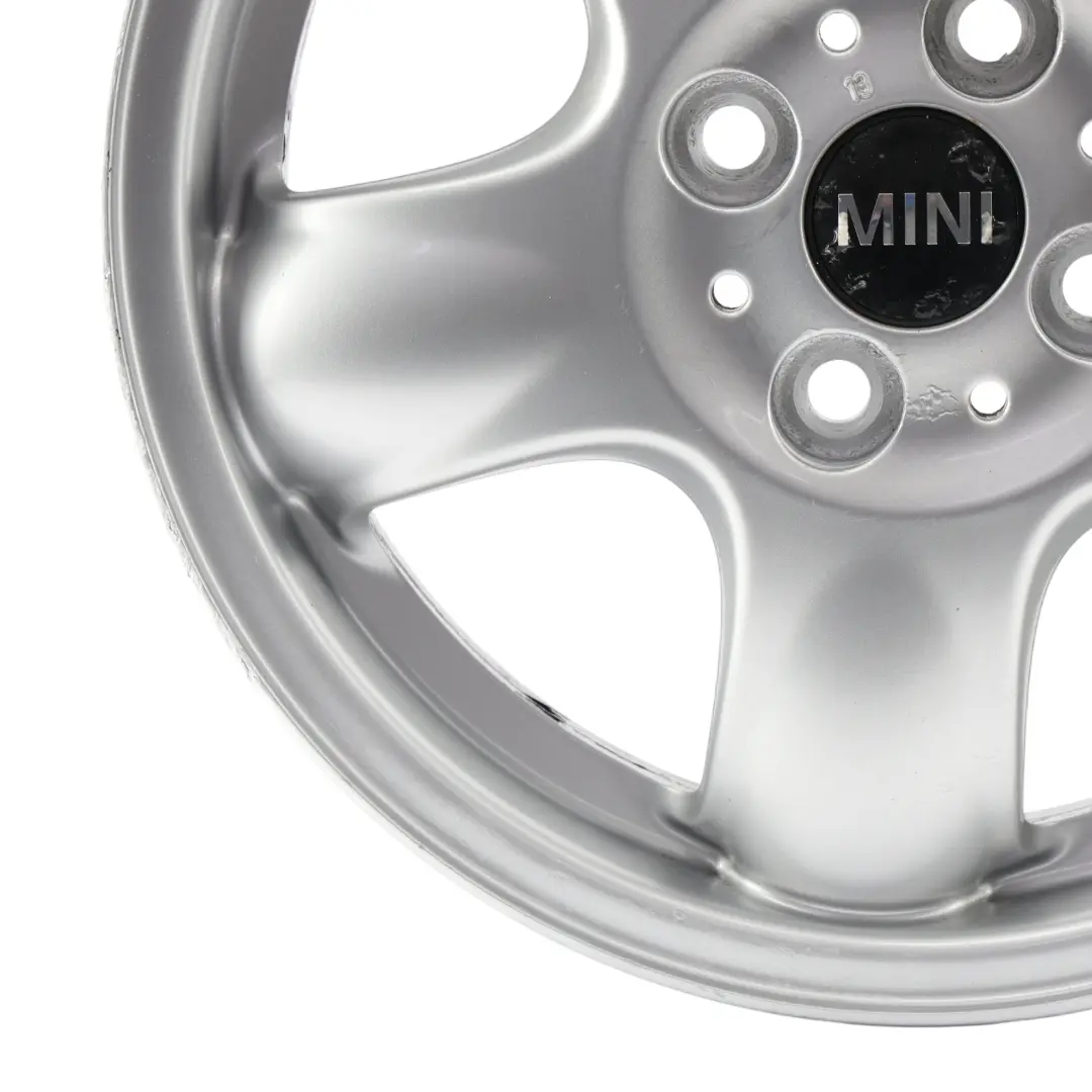 Mini One R55 R56 Llanta Aleación Plateada 15" 5,5J 5-Start Spooler 100 - SKU 6768498-2 - Número de pieza 6768498