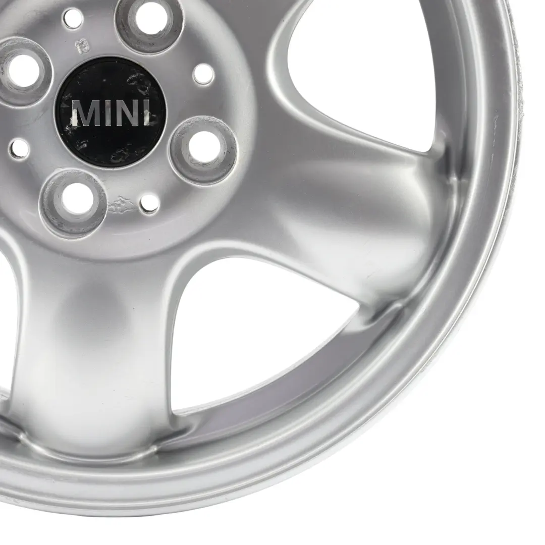 Mini One R55 R56 Llanta Aleación Plateada 15" 5,5J 5-Start Spooler 100 - SKU 6768498-2 - Número de pieza 6768498